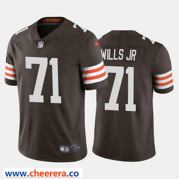 Nike Jedrick Wills Jr Cleveland Browns brown Vapor jersey