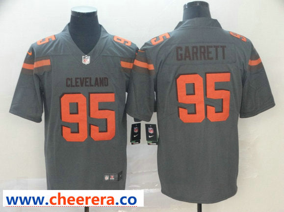Nike Myles Garrett Cleveland Browns gray Inverted Legend jersey