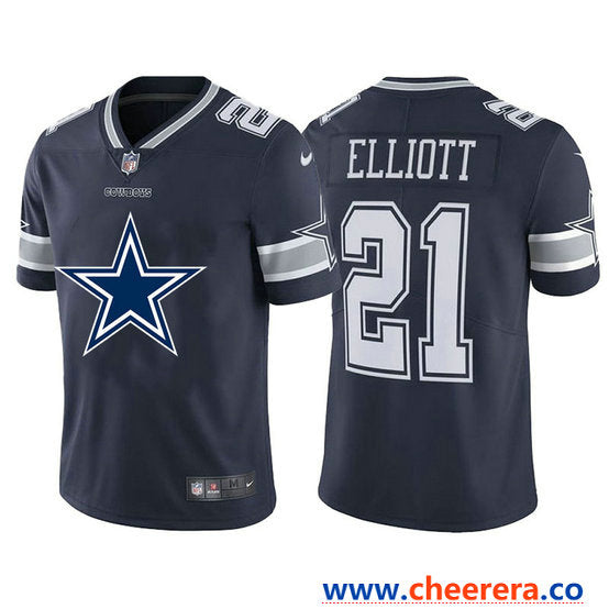 Nike Ezekiel Elliott Dallas Cowboys navy Vapor jersey