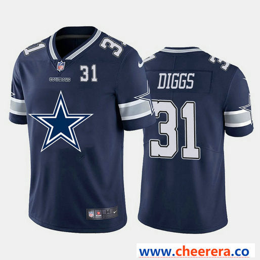 Nike Trevon Diggs Dallas Cowboys navy Vapor jersey