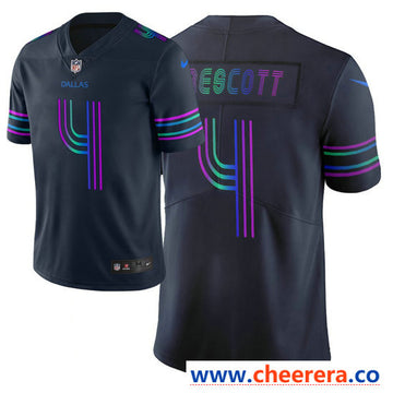 Nike Dak Prescott Dallas Cowboys navy Vapor jersey
