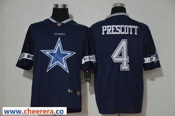 Nike Dak Prescott Dallas Cowboys navy Vapor jersey