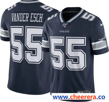 Nike Leighton Vander Esch Dallas Cowboys navy Vapor jersey
