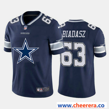 Nike Tyler Biadasz Dallas Cowboys navy Vapor jersey