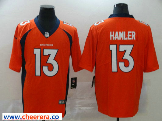 Nike KJ Hamler Denver Broncos orange Vapor jersey