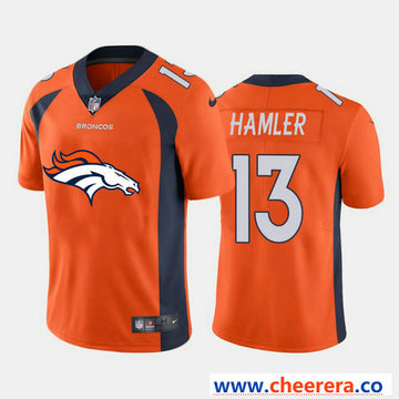 Nike KJ Hamler Denver Broncos orange Vapor jersey