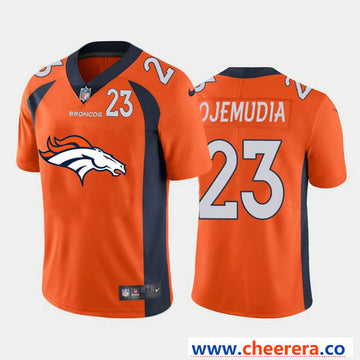 Nike Michael Ojemudia Denver Broncos orange Vapor jersey