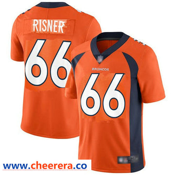 Nike Dalton Risner Denver Broncos orange Vapor jersey