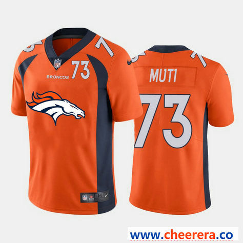 Nike Netane Muti Denver Broncos orange Vapor jersey