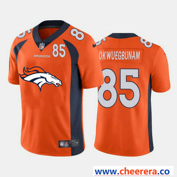 Nike Albert Okwuegbunam Denver Broncos orange Vapor jersey