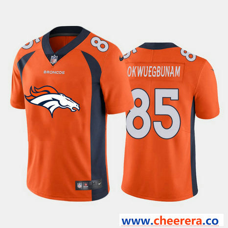 Nike Albert Okwuegbunam Denver Broncos orange Vapor jersey