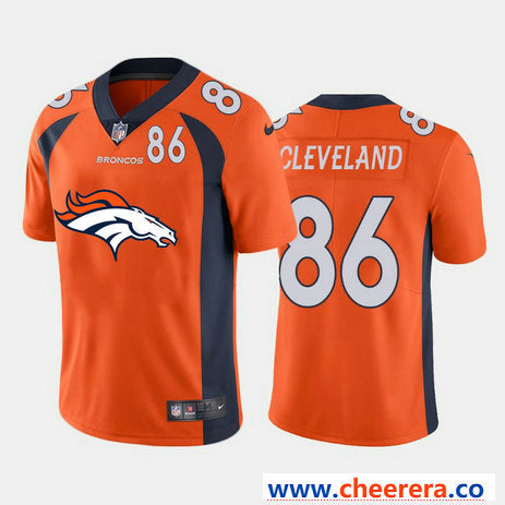 Nike Tyrie Cleveland Denver Broncos orange Vapor jersey