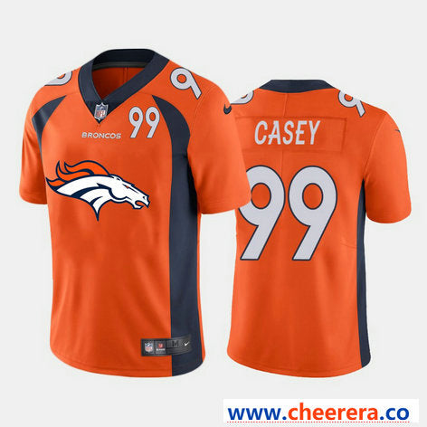 Nike Jurrell Casey Denver Broncos orange Vapor jersey