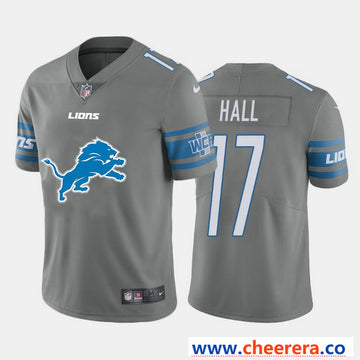 Nike Marvin Hall Detroit Lions gray Vapor jersey