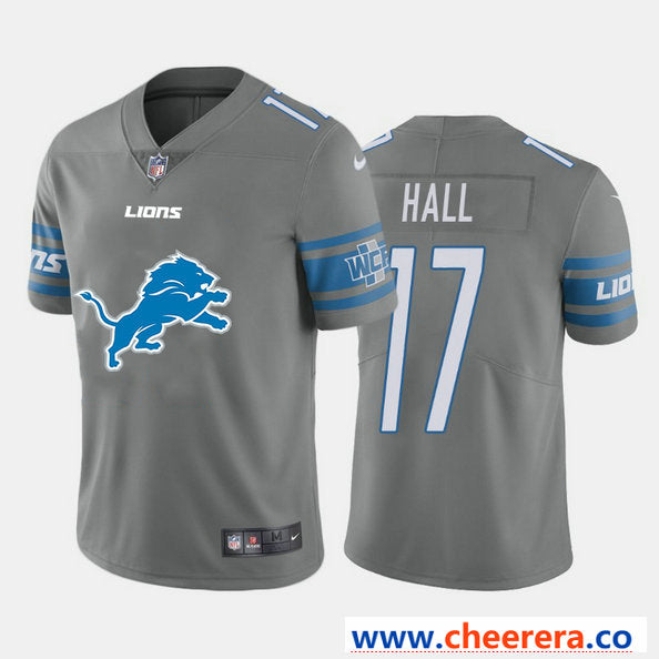 Nike Marvin Hall Detroit Lions gray Vapor jersey