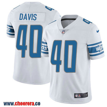 Nike Jarrad Davis Detroit Lions white Vapor jersey