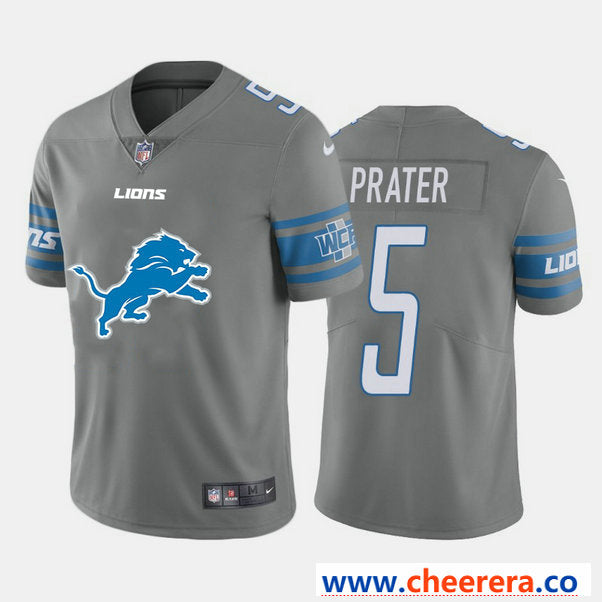 Nike Matt Prater Detroit Lions gray Vapor jersey