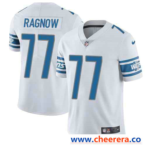 Nike Frank Ragnow Detroit Lions white Vapor jersey