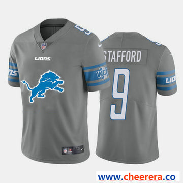 Nike Matthew Stafford Detroit Lions gray Vapor jersey