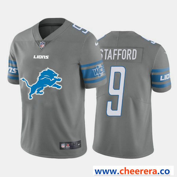 Nike Matthew Stafford Detroit Lions gray Vapor jersey