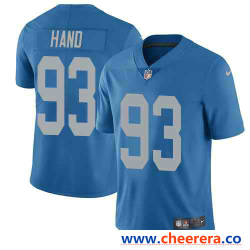 Nike Da'Shawn Hand Detroit Lions blue Vapor jersey
