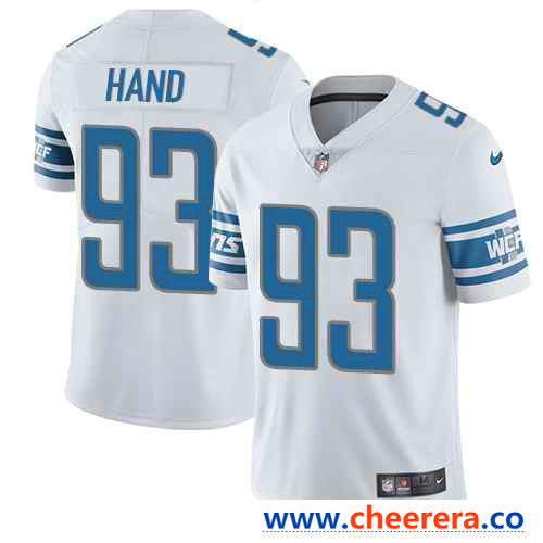 Nike Da'Shawn Hand Detroit Lions white Vapor jersey