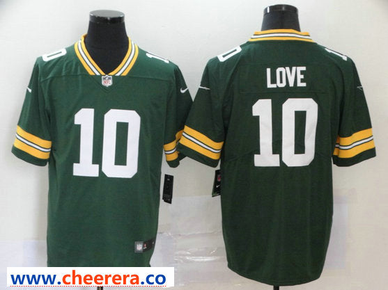 Nike Jordan Love Green Bay Packers green Vapor jersey