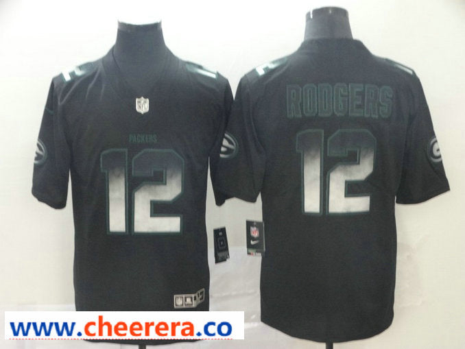 Nike Aaron Rodgers Green Bay Packers black Vapor jersey