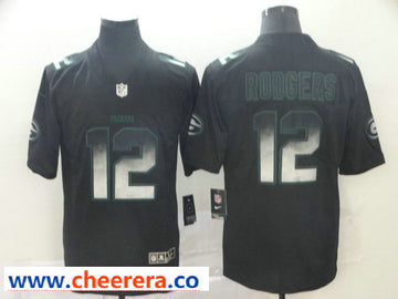 Nike Aaron Rodgers Green Bay Packers black Vapor jersey