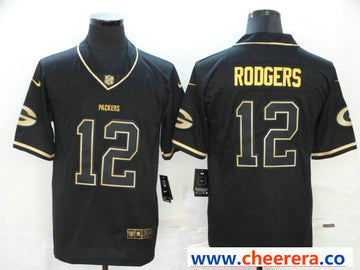 Nike Aaron Rodgers Green Bay Packers black Vapor jersey