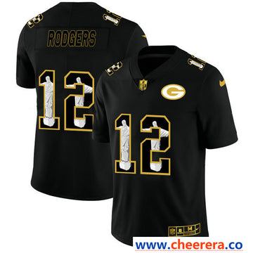 Nike Aaron Rodgers Green Bay Packers black Limited jersey