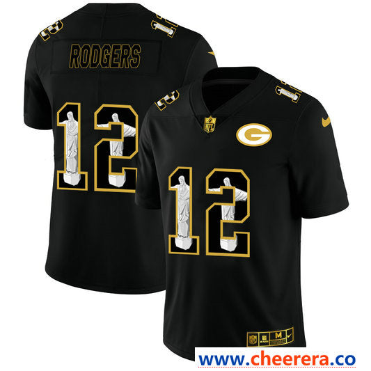 Nike Aaron Rodgers Green Bay Packers black Limited jersey
