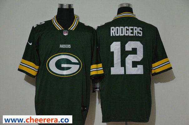 Nike Aaron Rodgers Green Bay Packers green Vapor jersey