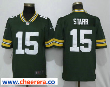 Nike Bart Starr Green Bay Packers green Vapor jersey