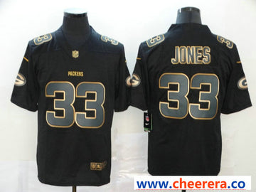 Nike Aaron Jones Green Bay Packers black Vapor jersey