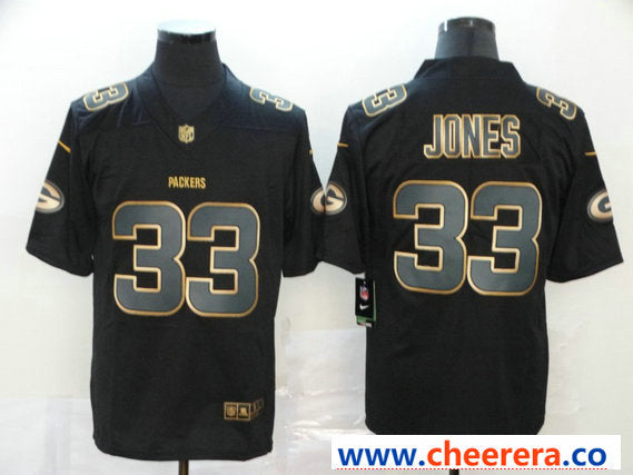 Nike Aaron Jones Green Bay Packers black Vapor jersey