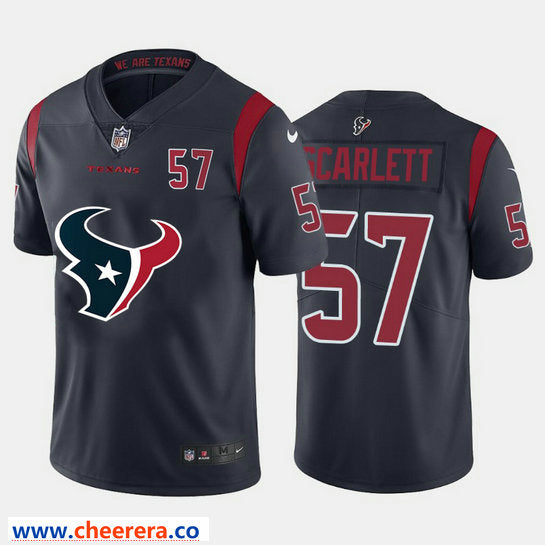 Nike Brennan Scarlett Houston Texans navy Color Rush jersey