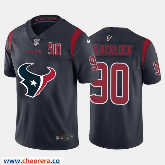 Nike Ross Blacklock Houston Texans navy Color Rush jersey