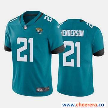Nike C.J. Henderson Jacksonville Jaguars teal Vapor jersey