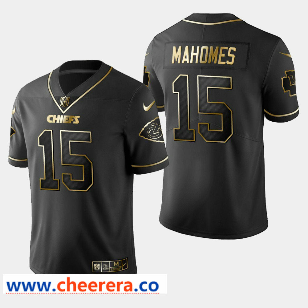 Nike Patrick Mahomes Kansas City Chiefs black Vapor jersey