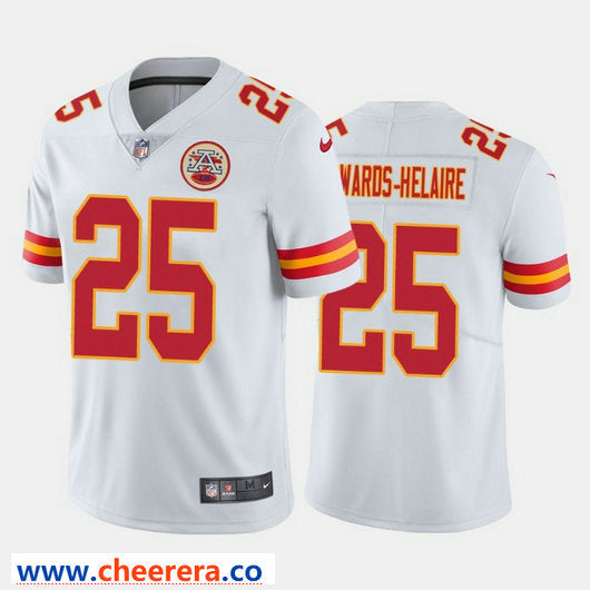 Nike Clyde Edwards-Helaire Kansas City Chiefs white Vapor jersey