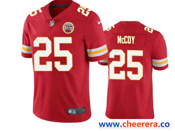 Nike LeSean McCoy Kansas City Chiefs red Vapor jersey