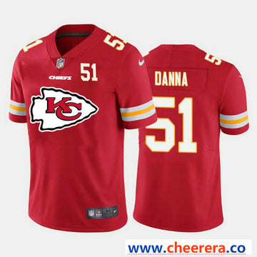 Nike Mike Danna Kansas City Chiefs red Vapor jersey