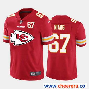 Nike Lucas Niang Kansas City Chiefs red Vapor jersey