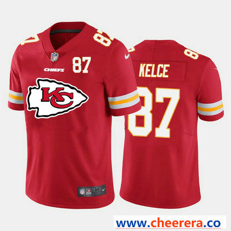 Nike Travis Kelce Kansas City Chiefs red Vapor jersey