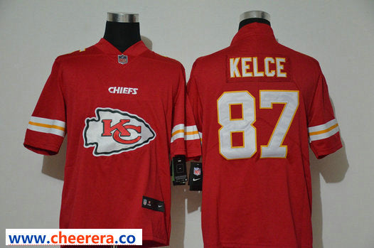 Nike Travis Kelce Kansas City Chiefs red Vapor jersey