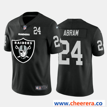 Nike Johnathan Abram Las Vegas Raiders black Vapor jersey