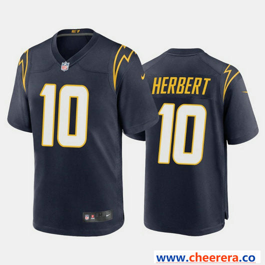 Nike Justin Herbert Los Angeles Chargers navy Vapor jersey