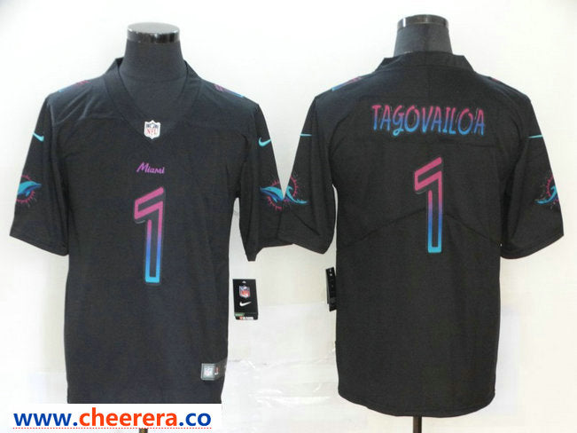 Nike Tua Tagovailoa Miami Dolphins black Vapor jersey