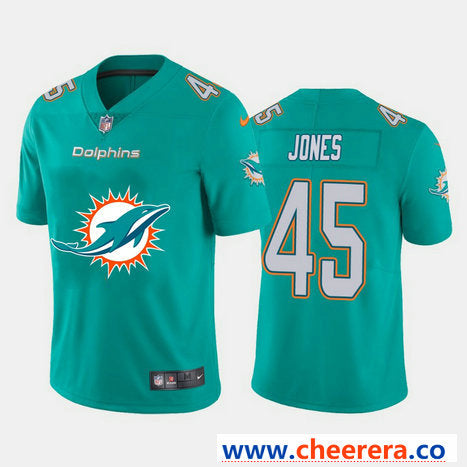 Nike Brandon Jones Aque Logo Miami Dolphins Vapor jersey